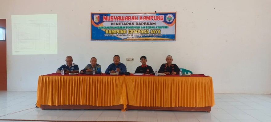 Musyawarah Penetapan RAPBKam Kampung Cempaka Jaya Tahun 2026 