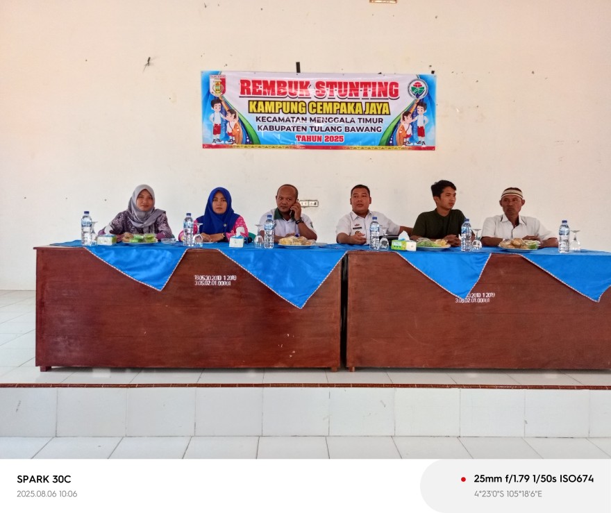 ACARA REMBUK STUNTING DAN MUSDES DI KAMPUNG CEMPAKA JAYA